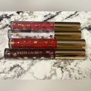 Estee Lauder Lip Gloss Collection with Gold Stars